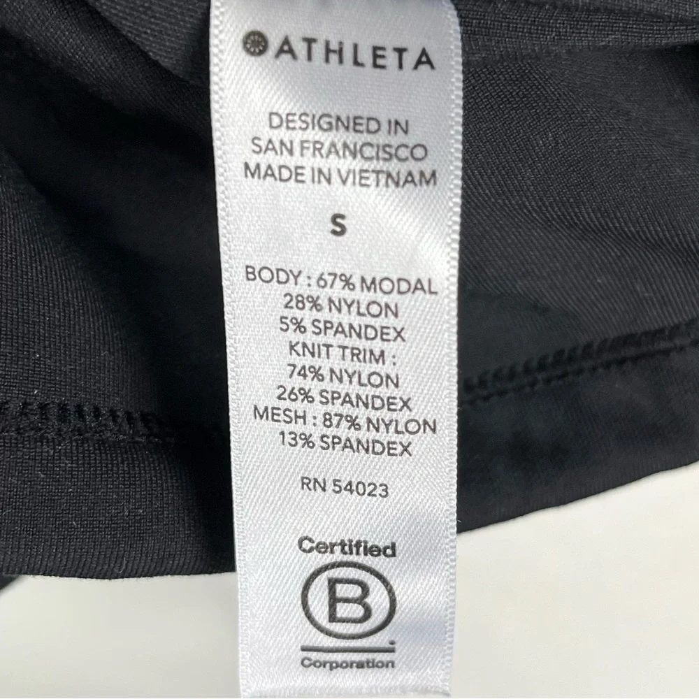 Athleta Hermosa Mock Neck Sweatshirt Size Small - Picture 4 of 9